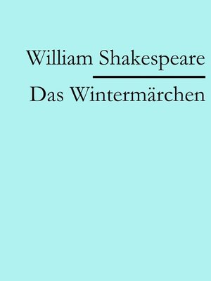 cover image of Das Wintermärchen